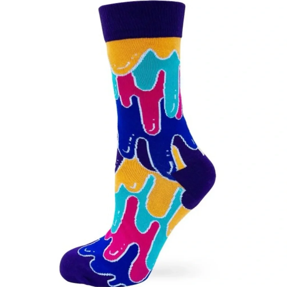 •Dripping Sarcasm• Funny Novelty Crew Socks